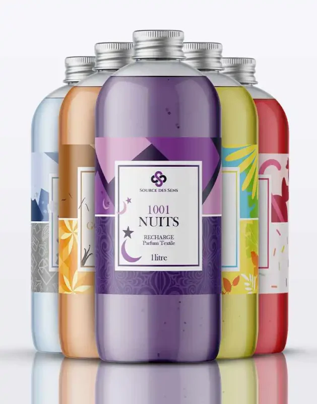 Notre gamme de parfums textiles